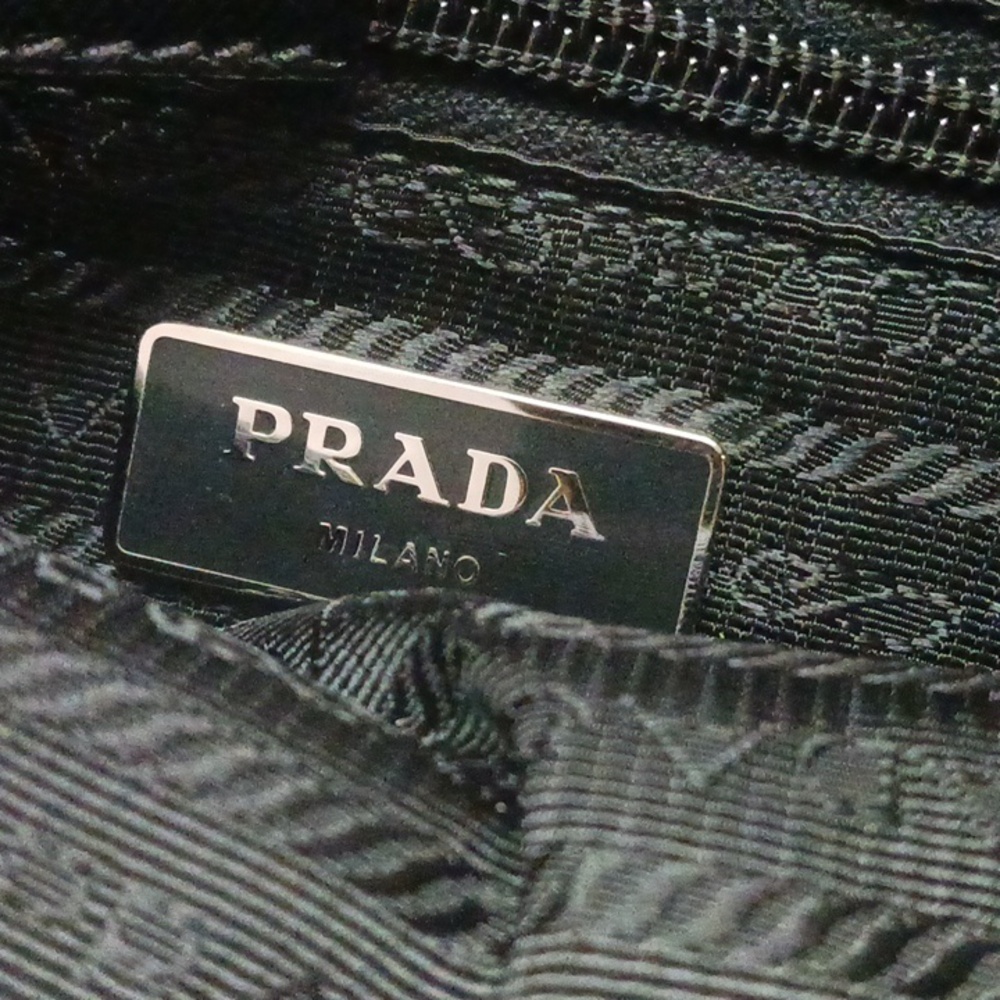 Prada Green Camo Canvas  Messenger Bag with Black Strap. - Picture 6 of 8